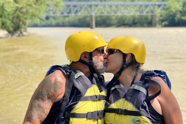a man wearing a helmet