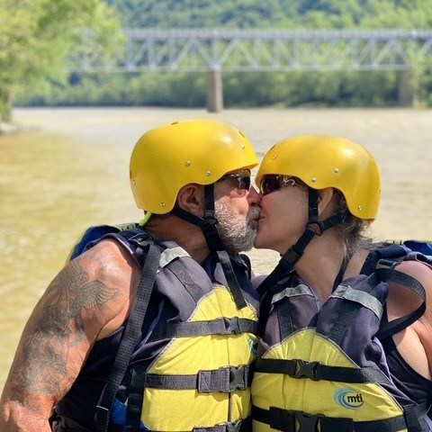 a man wearing a helmet