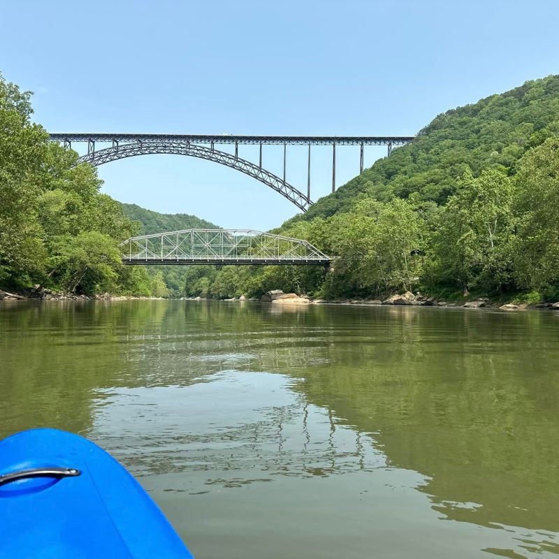 a bridge over a body of water